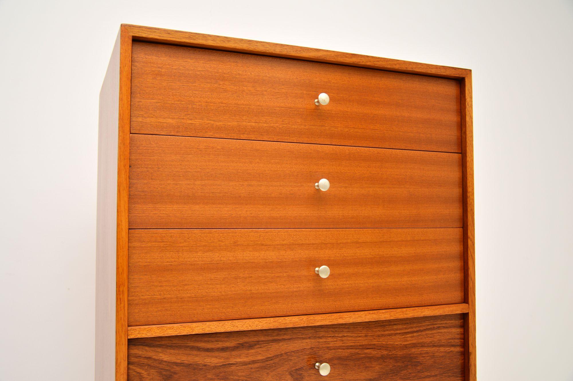 Wood Vintage Chest of Drawers by Uniflex For Sale