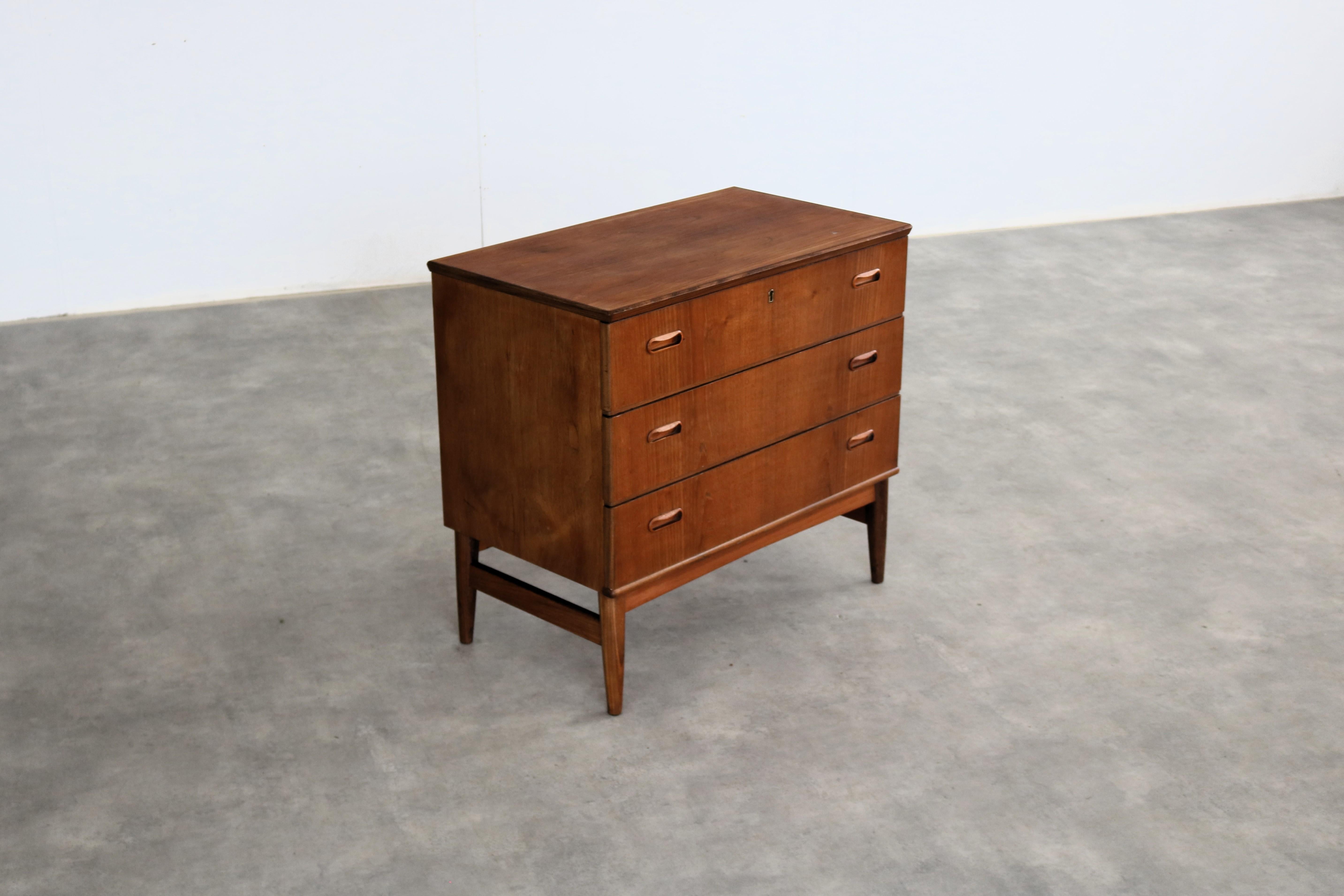 Mid-20th Century Vintage chest of drawers  cabinet  1960s  Danish For Sale