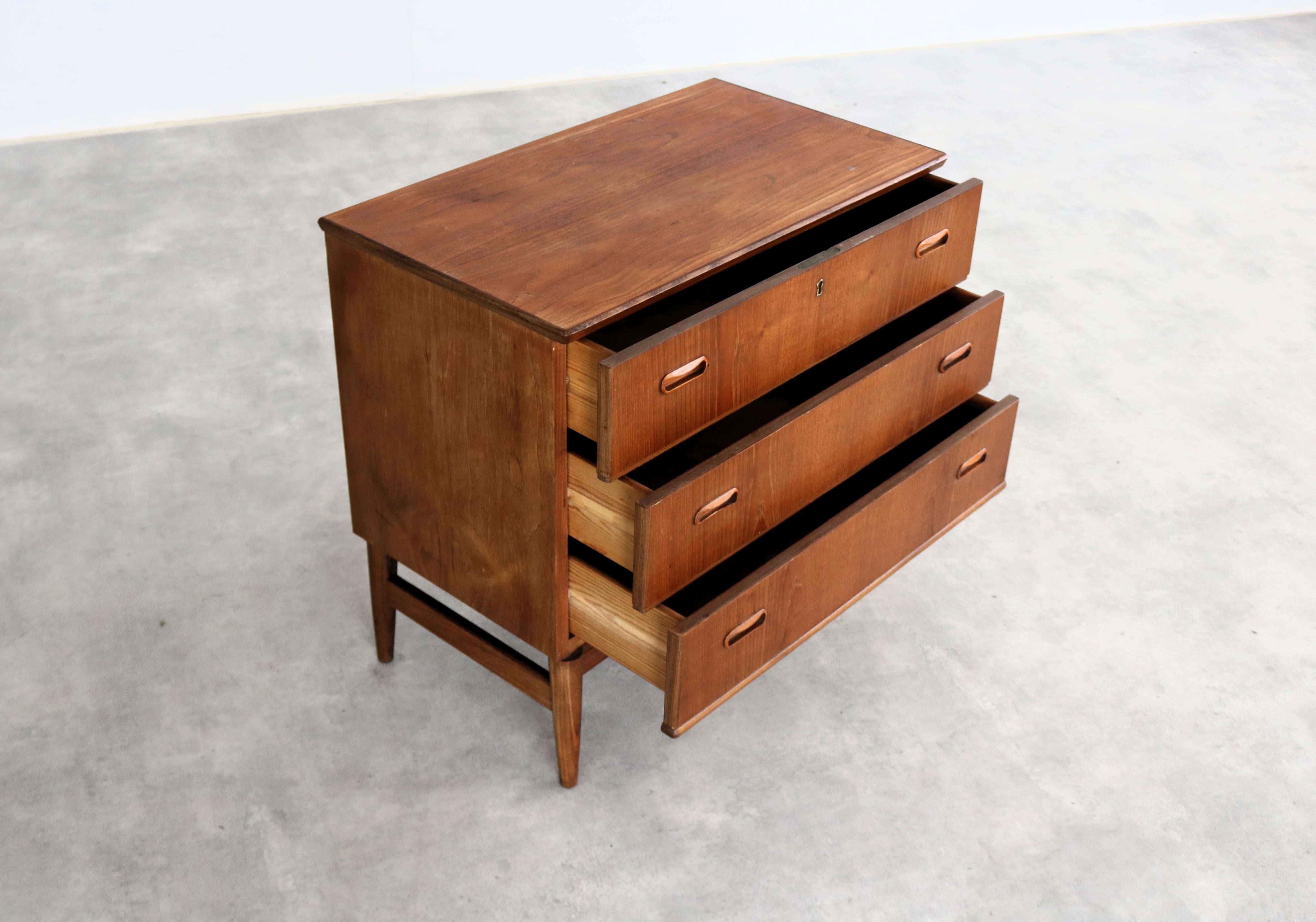Vintage chest of drawers  cabinet  1960s  Danish For Sale 1