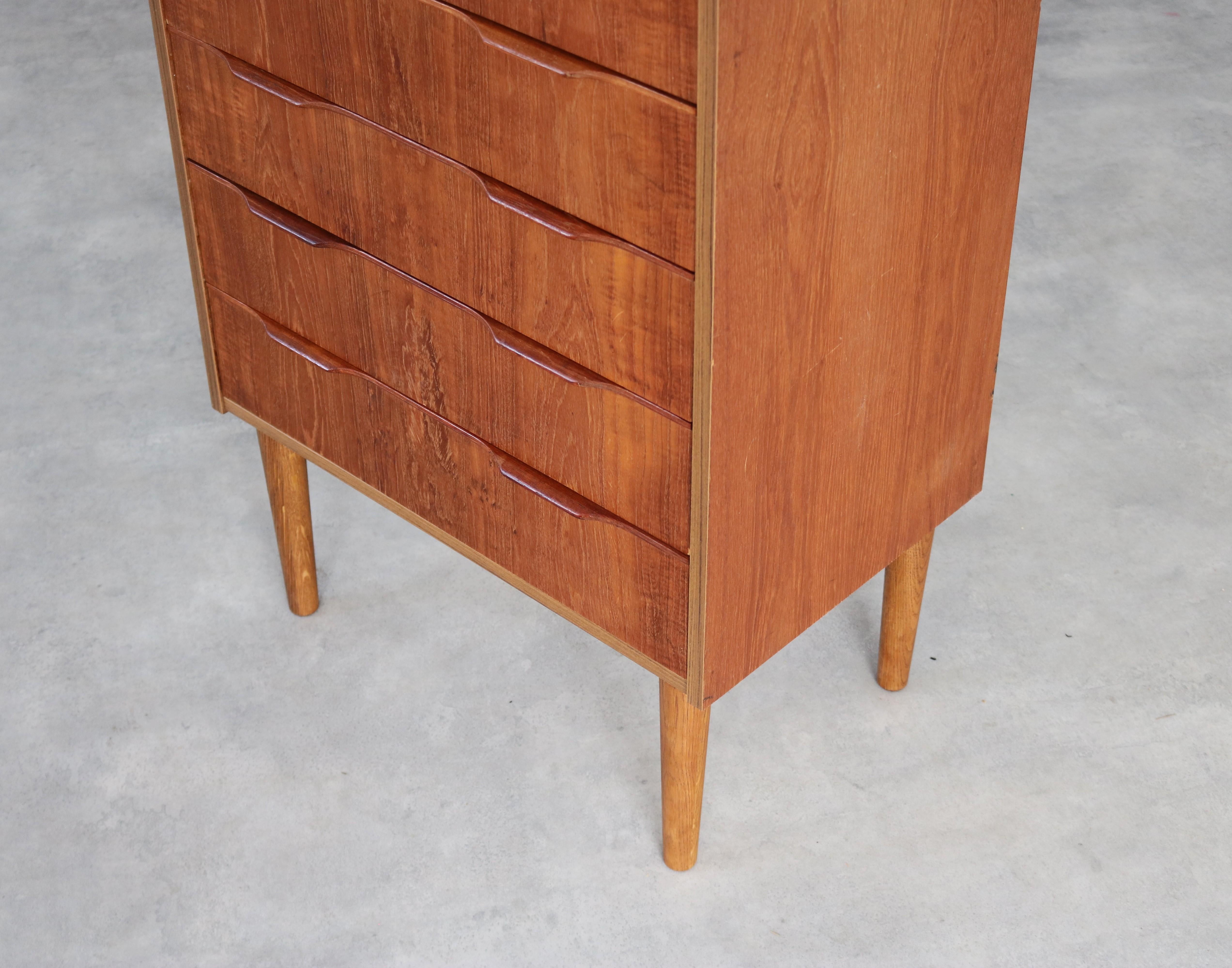 Vintage chest of drawers  cabinet  1960s  Danish For Sale 1