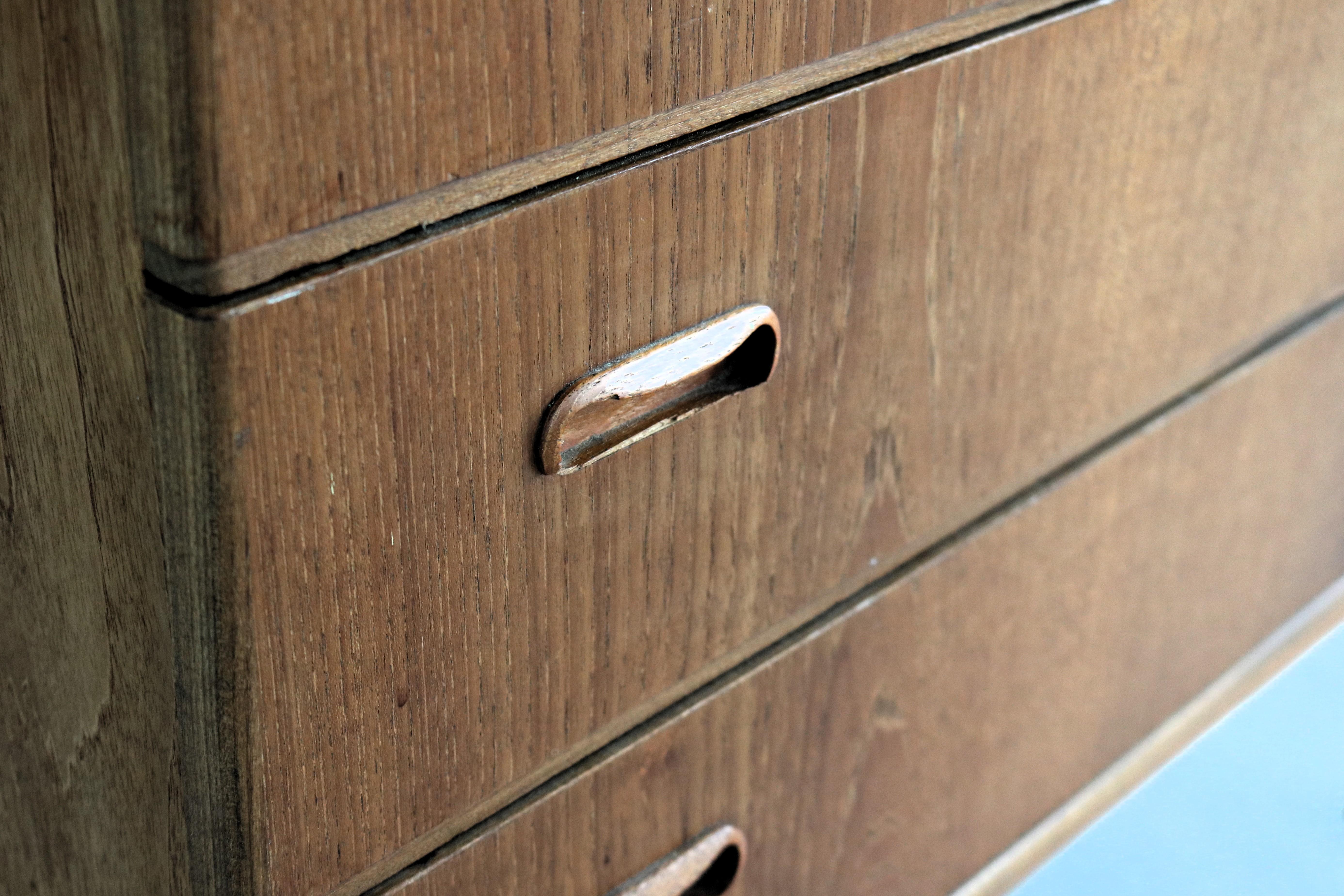 Vintage chest of drawers  cabinet  1960s  Danish For Sale 2