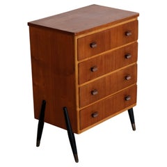vintage chest of drawers  cabinet  1960s  Danish
