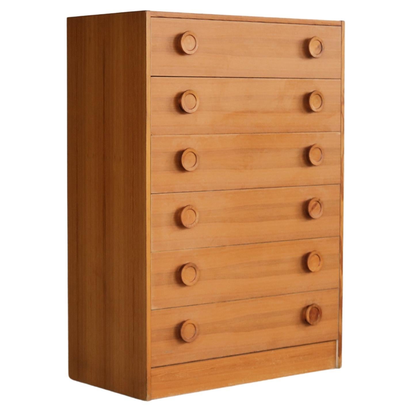 Vintage chest of drawers  cabinet  1960s  Sweden