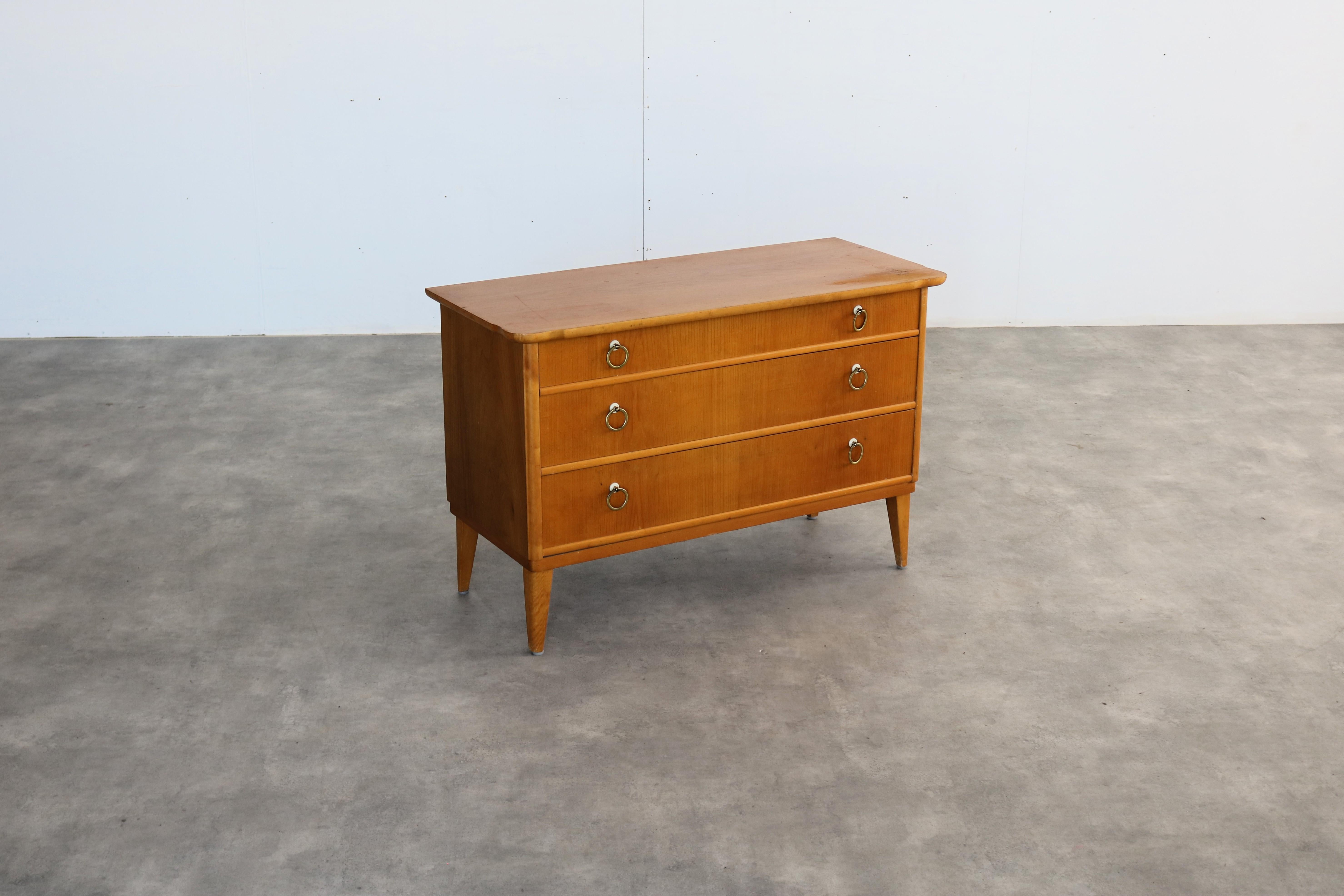 vintage chest of drawers  cabinet  1960s  Swedish In Good Condition For Sale In Lemmer, NL