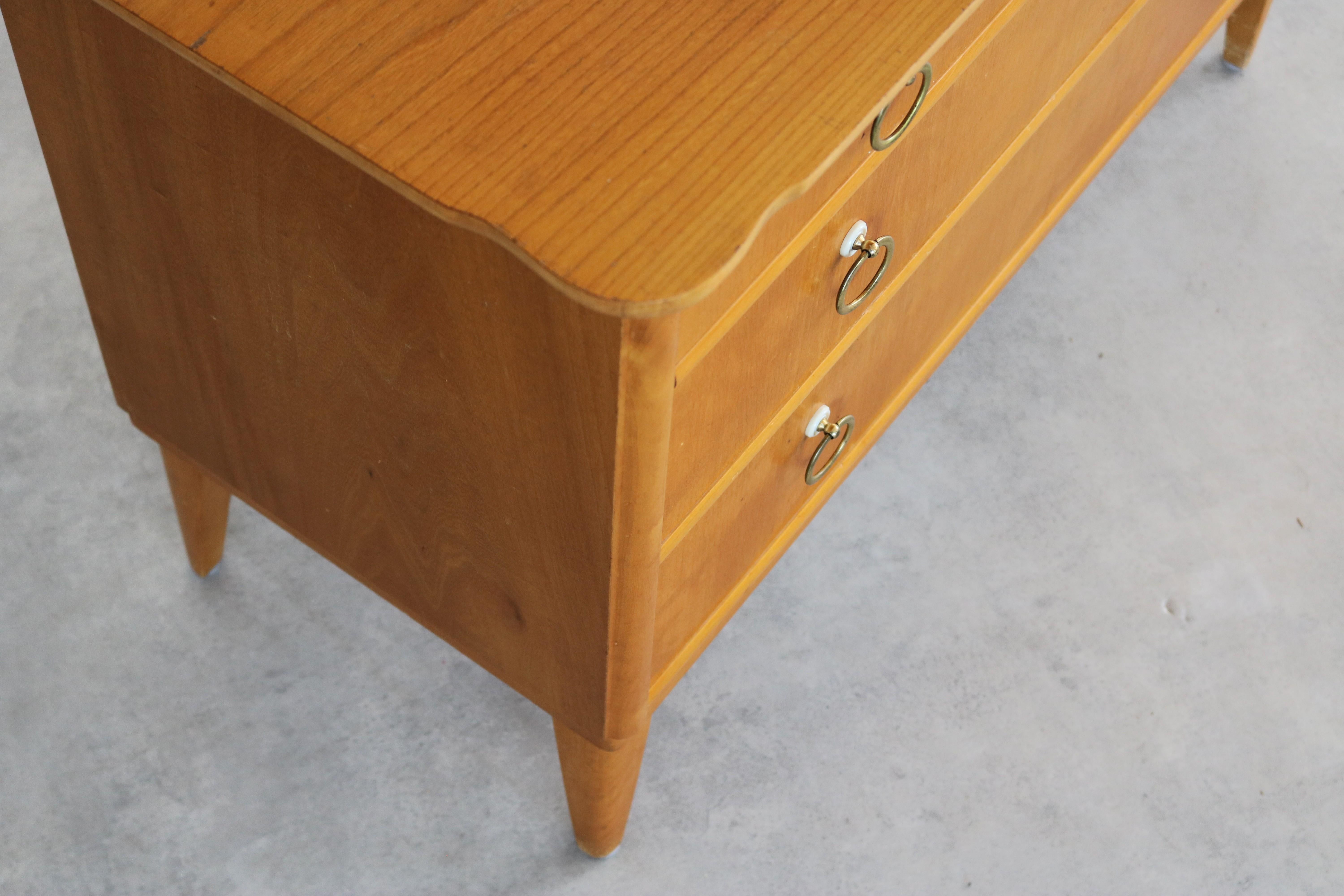 vintage chest of drawers  cabinet  1960s  Swedish For Sale 1
