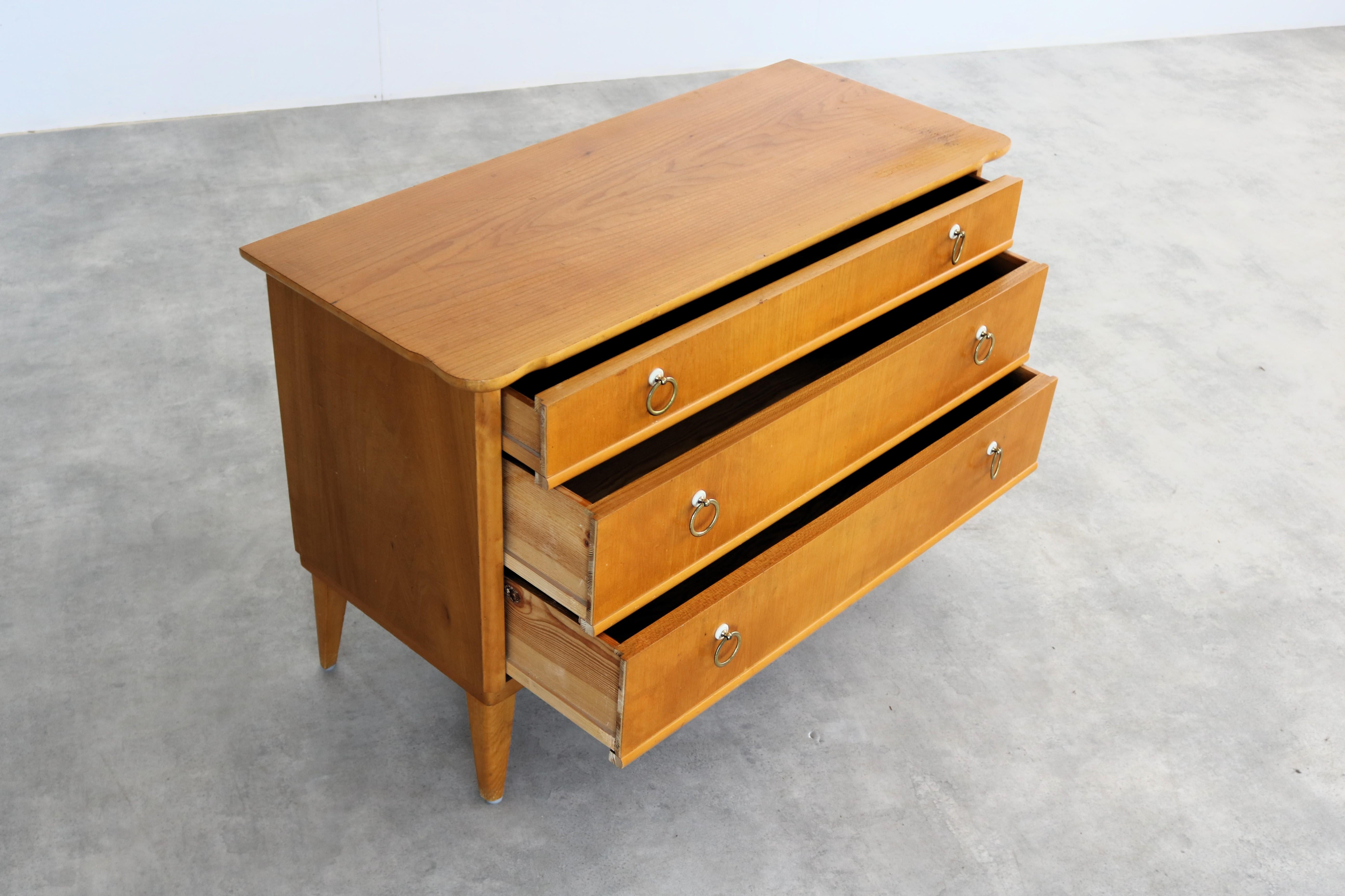 vintage chest of drawers  cabinet  1960s  Swedish For Sale 3