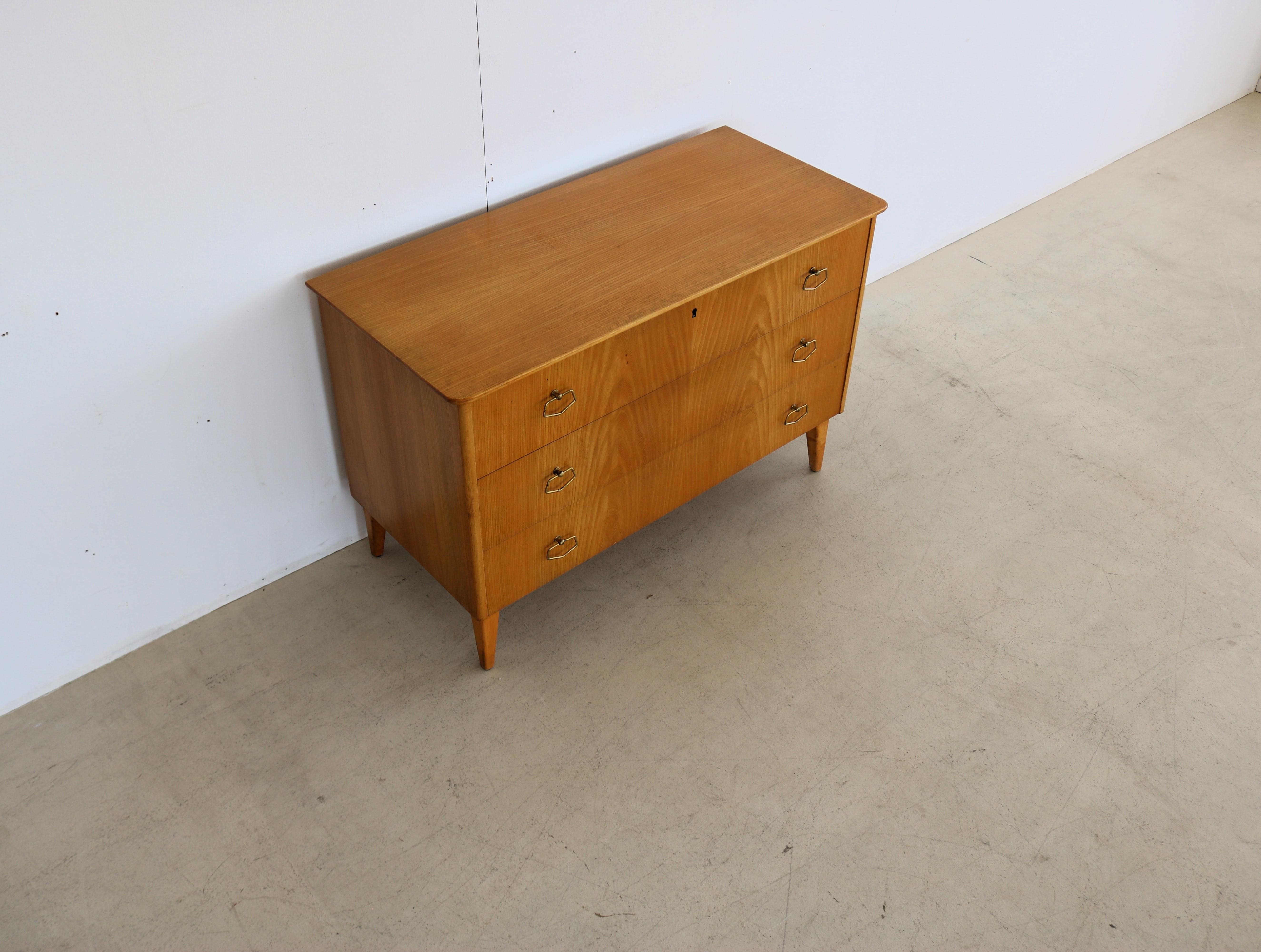 Vintage Chest of Drawers Cabinet 60s, Sweden For Sale 1