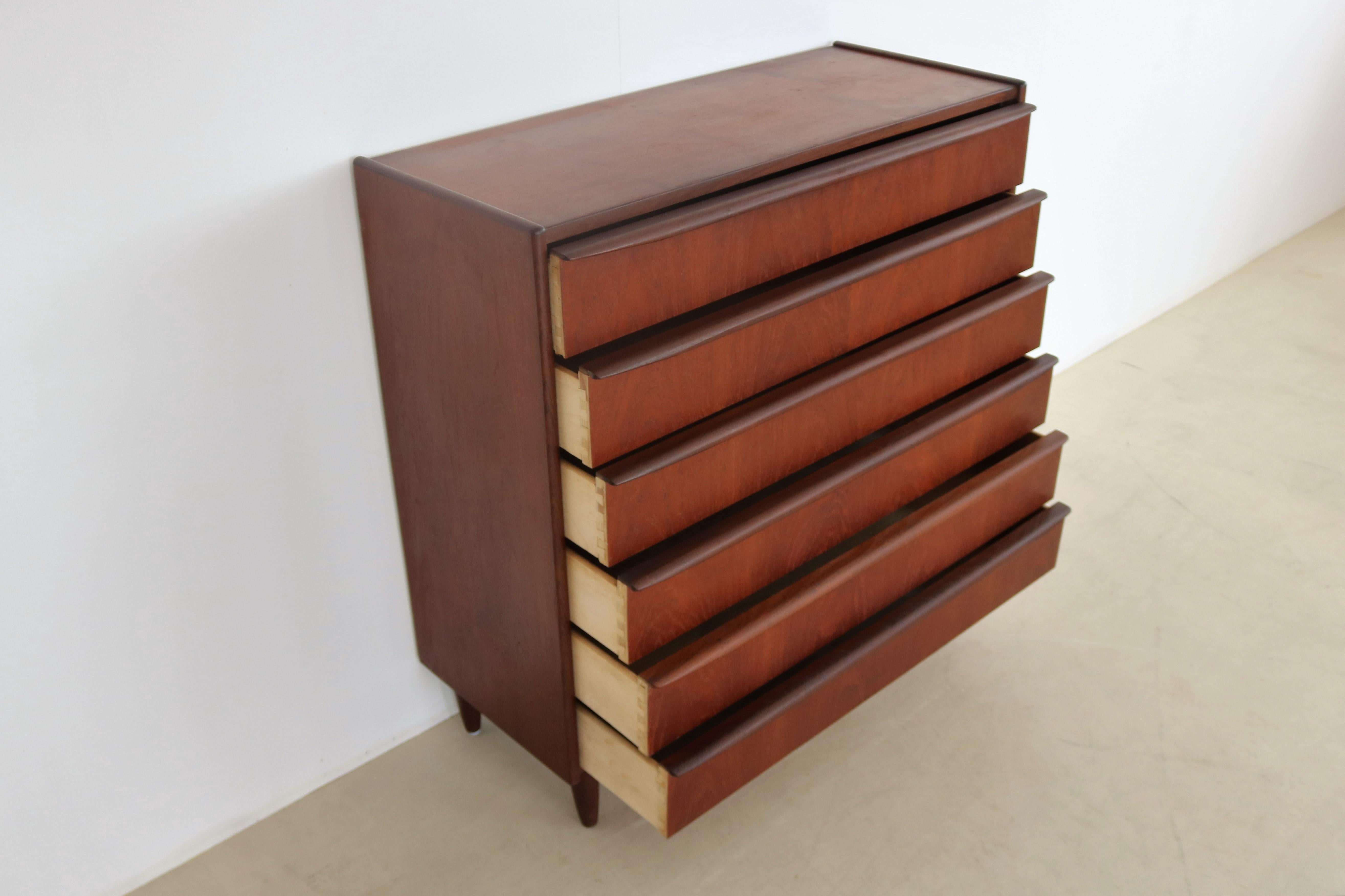 Vintage Chest of Drawers Cabinet Teak 60s Danish 4
