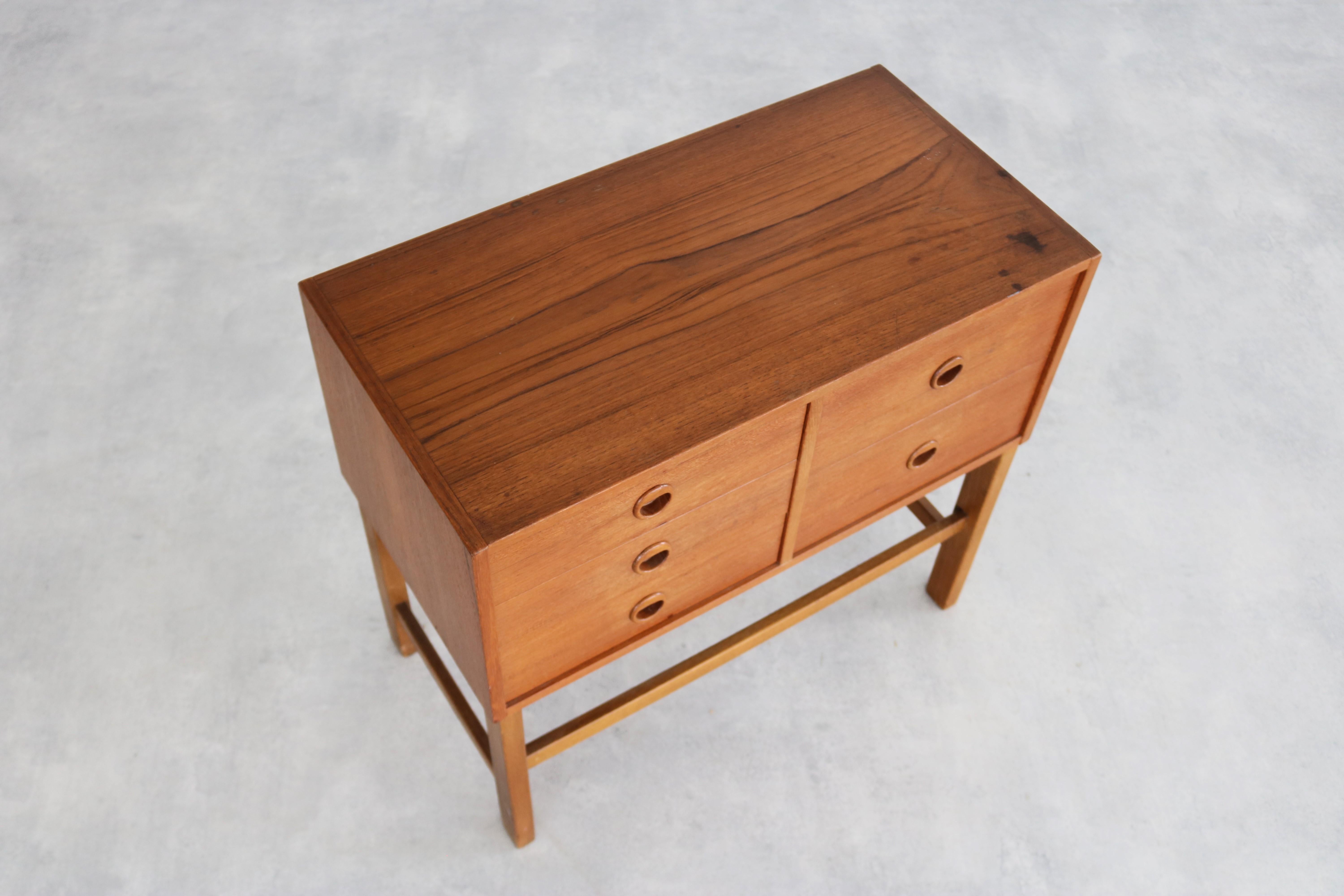 Mid-20th Century vintage chest of drawers  cupboard  60s  teak