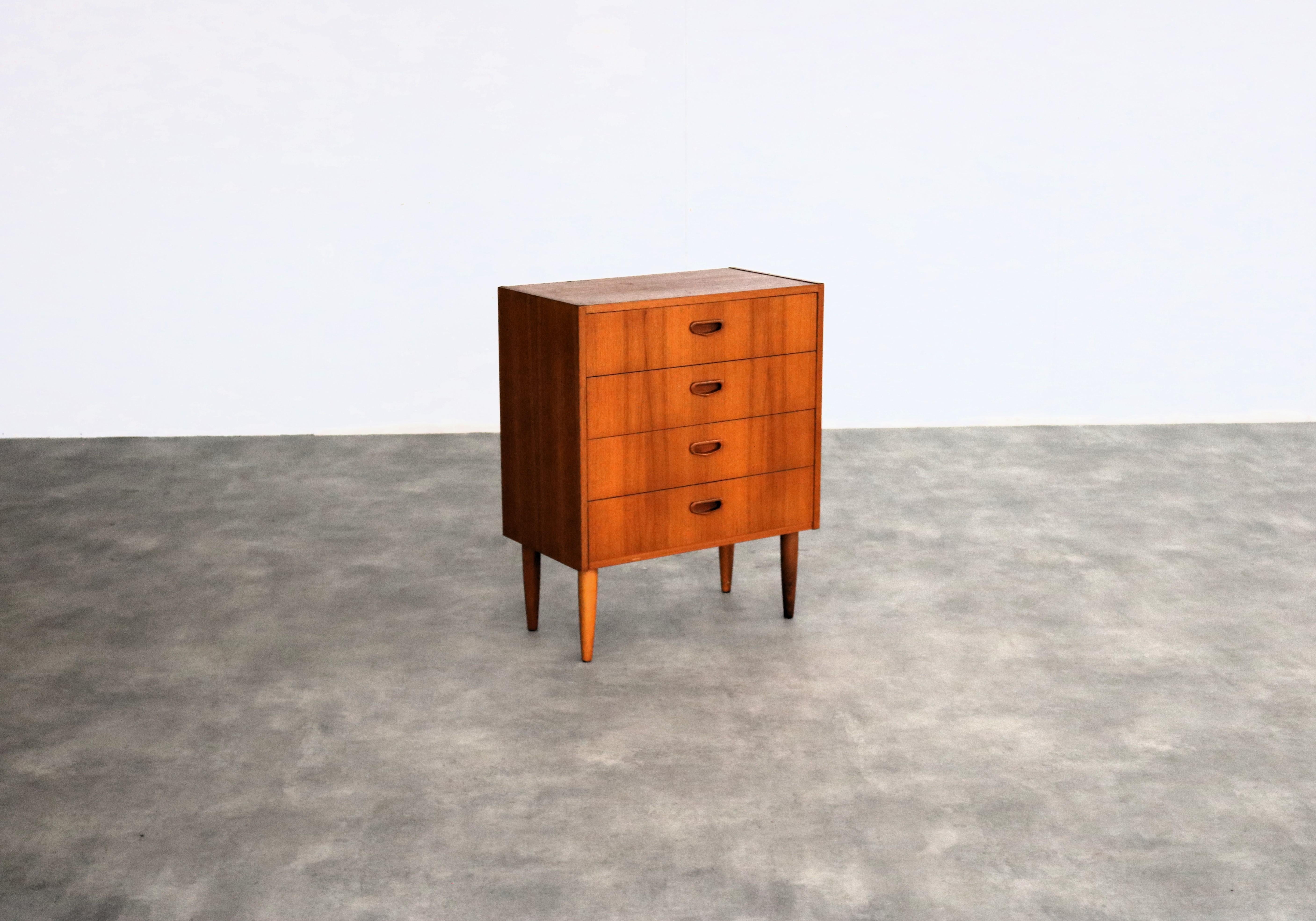 Swedish vintage chest of drawers  cupboard  teak  60s  Sweden