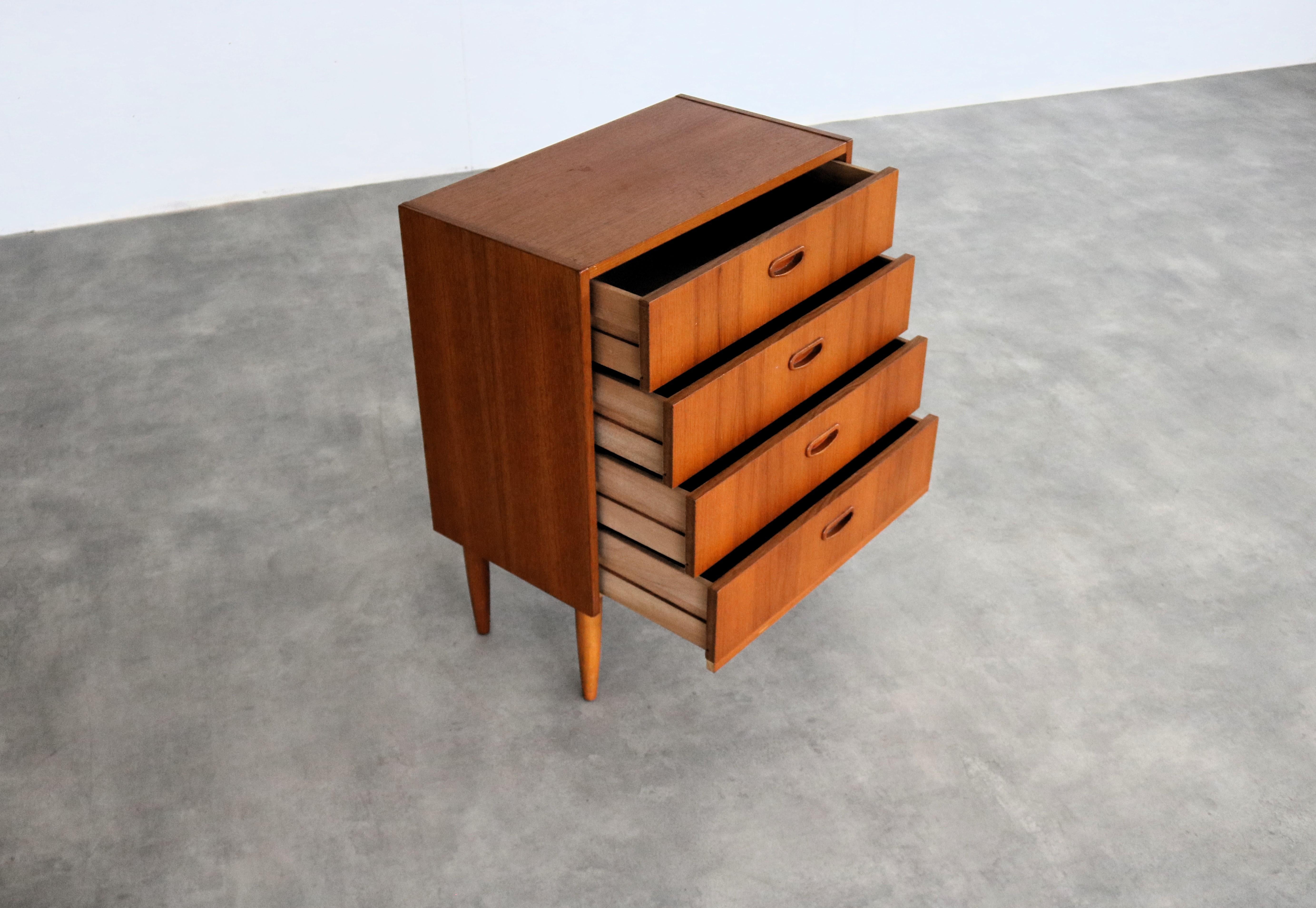 Teak vintage chest of drawers  cupboard  teak  60s  Sweden