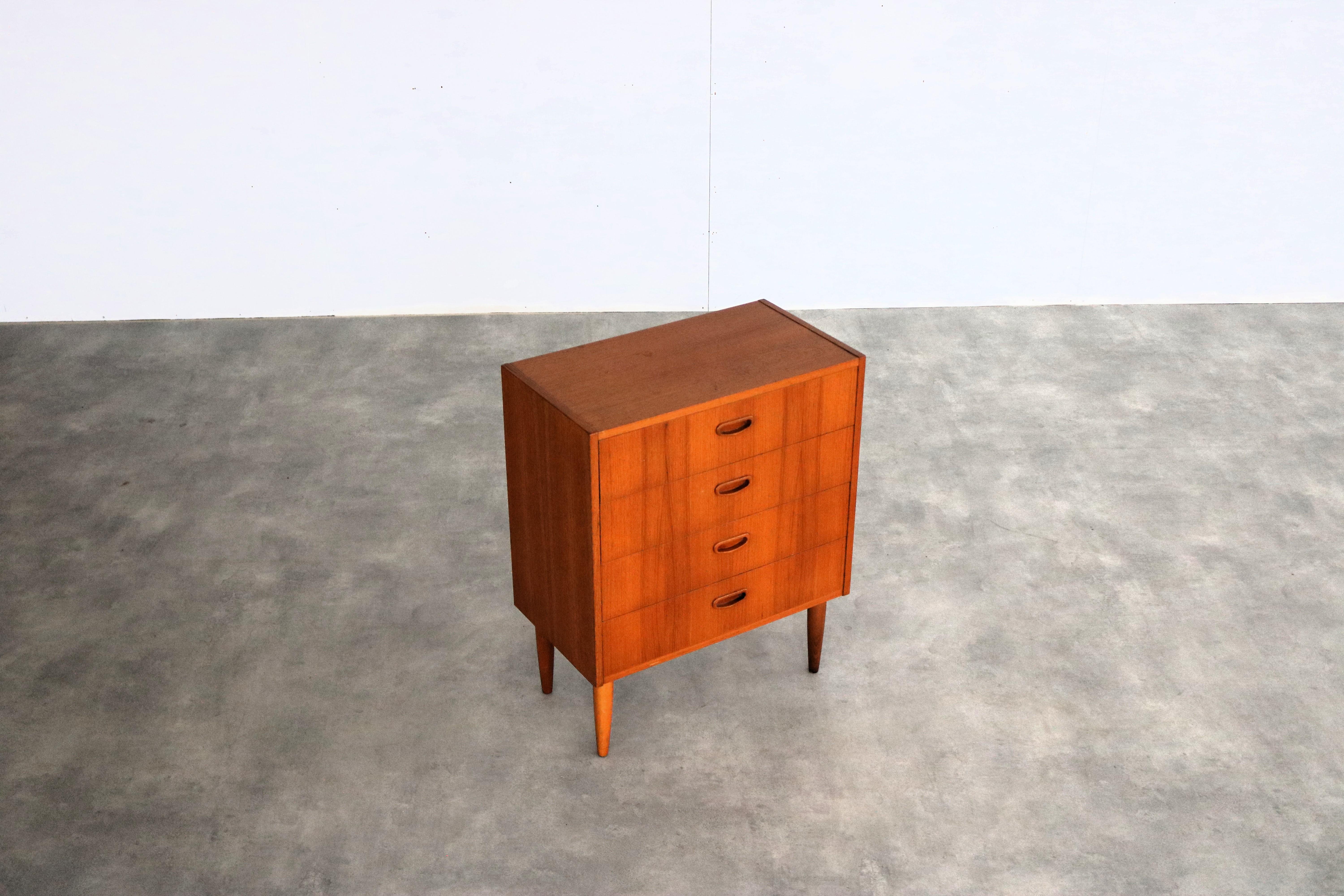 vintage chest of drawers  cupboard  teak  60s  Sweden 2