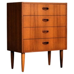 vintage chest of drawers  cupboard  teak  60s  Sweden