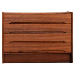 vintage chest of drawers  cupboard  teak  60s  Sweden