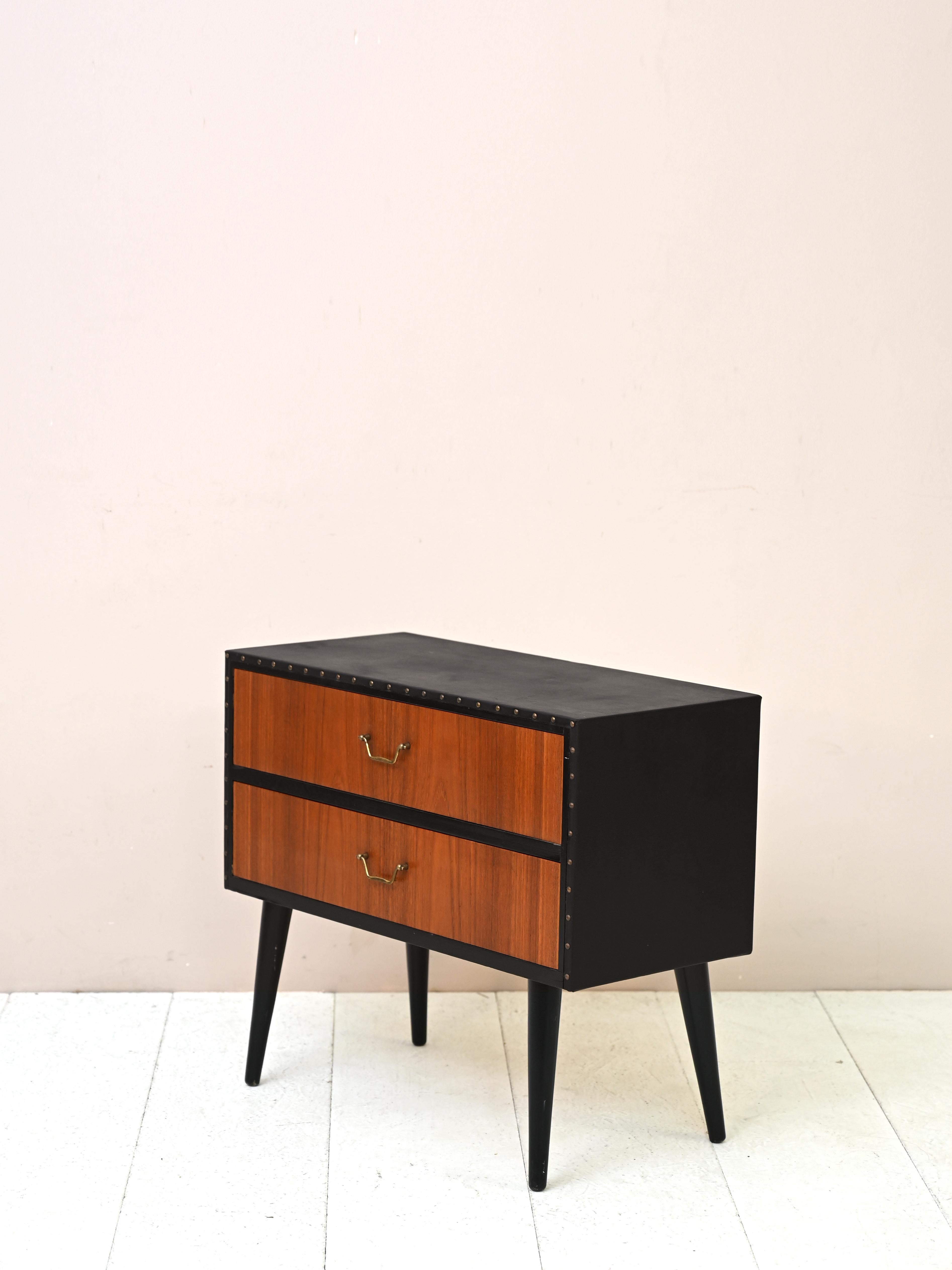 Scandinavian Modern Vintage Chest of Drawers For Sale