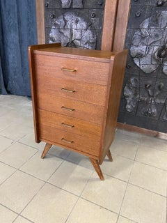Vintage Chest of Drawers, French Reconstruction Period, circa 1950-1960