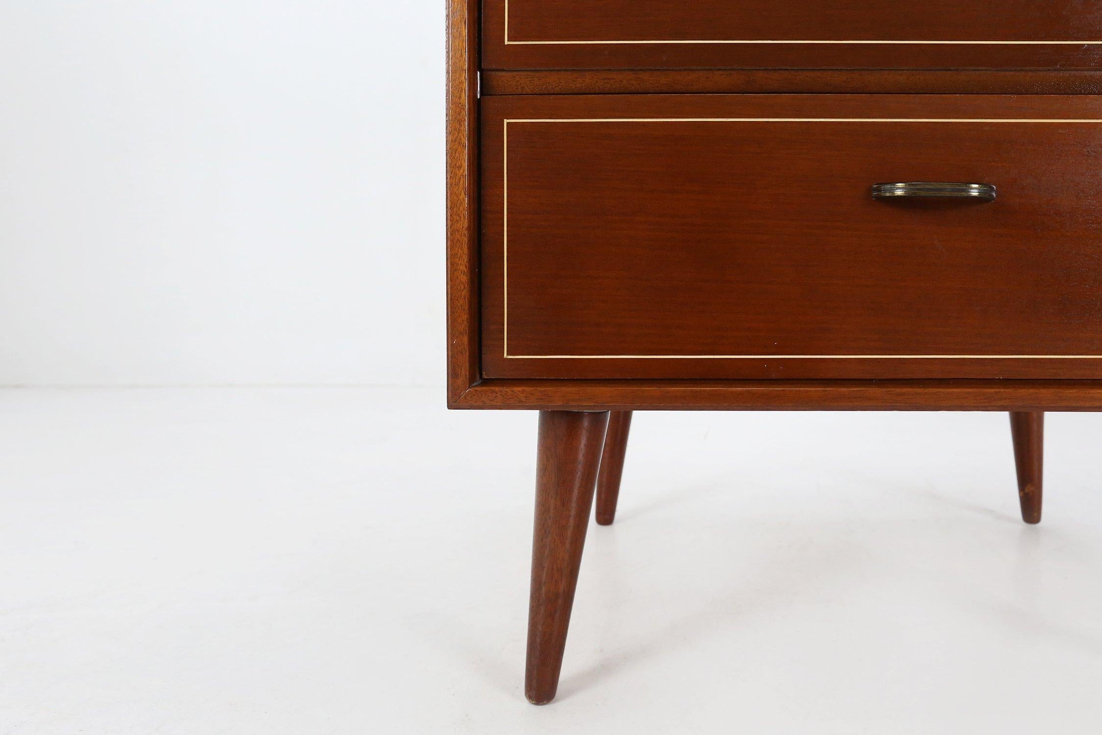 Cómoda vintage de la serie Fórmula de Kempkes Meubelen, ca. 1960 Teca en venta