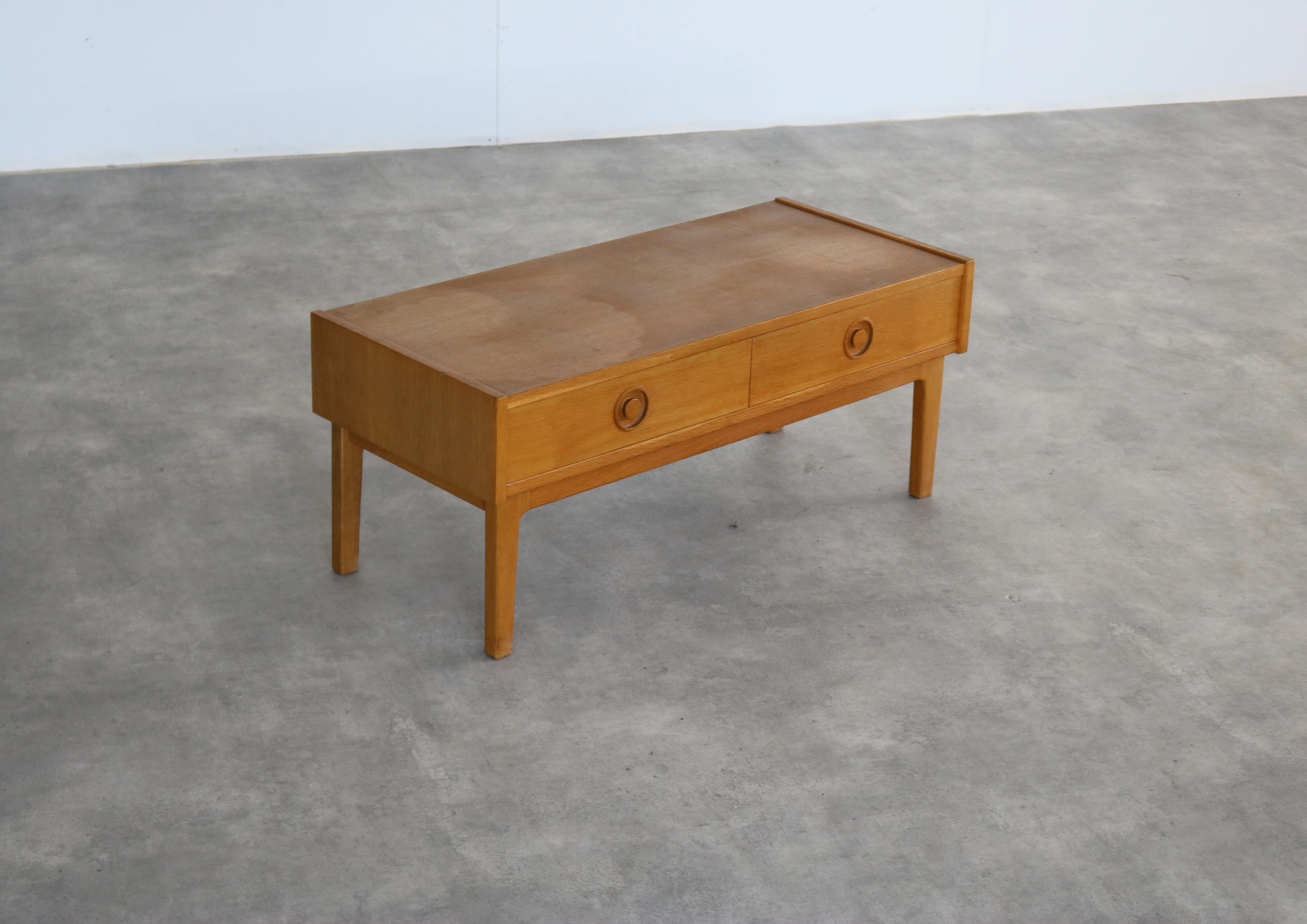 Mid-20th Century vintage chest of drawers  low cabinet  1960s  Swedish For Sale