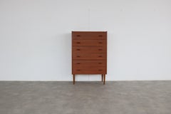 Danish Teak Chest of Drawers, Vintage Design, 1960s, Good Condition