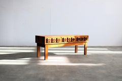 vintage chest of drawers  TV cabinet  60s  Glass & Tra