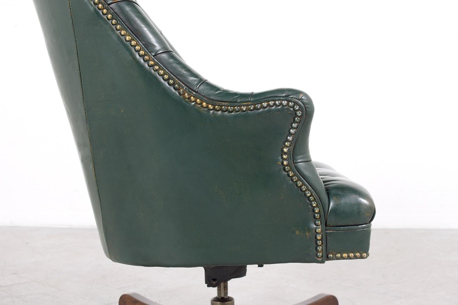 Vintage Chesterfield Leather Chair 5