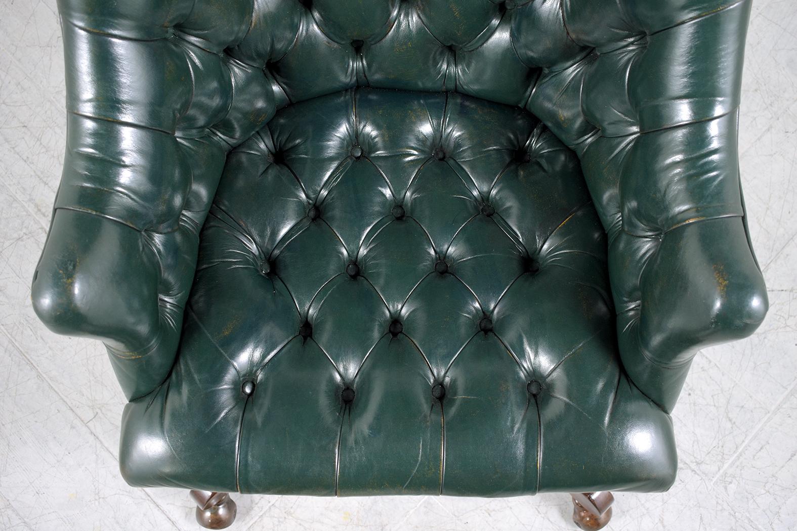Vintage Chesterfield Leather Chair 2