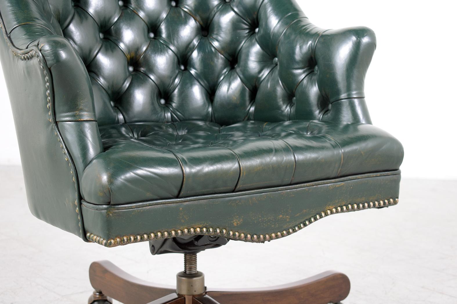 Vintage Chesterfield Leather Chair 3