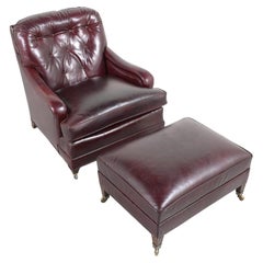 Vintage Chesterfield Leather Upholstery Chair