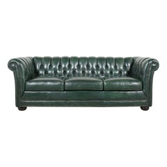 Vintage Chesterfield Leather Sofa