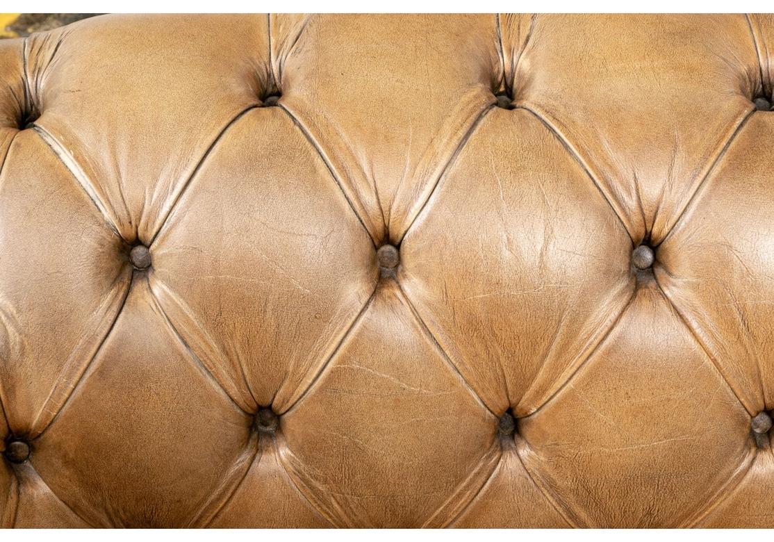 20th Century Vintage Chesterfield Leather Sofa from Smith & Watson