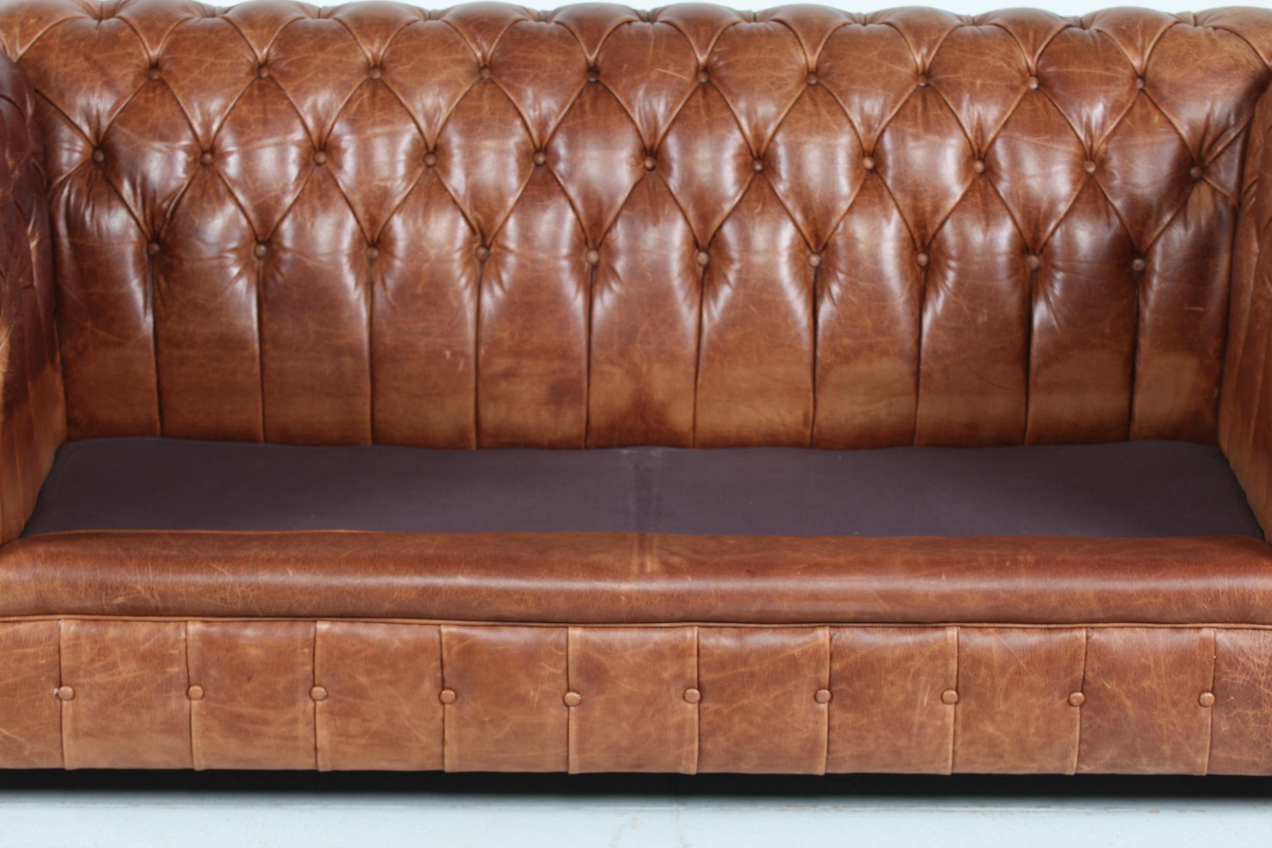 fabric chesterfield sofa