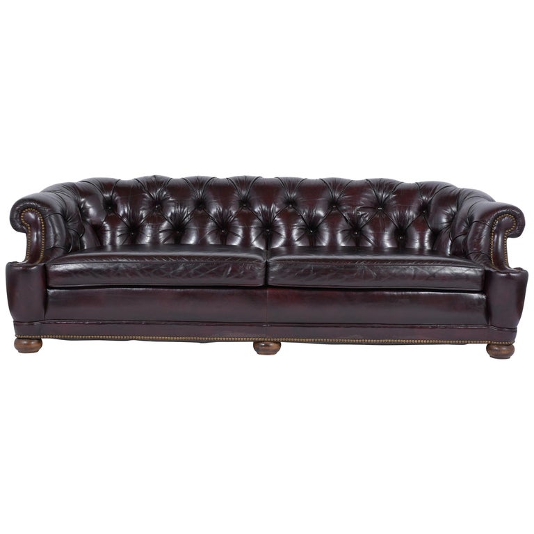 Vintage Chesterfield Leather Sofa For Sale at 1stDibs chesterfield