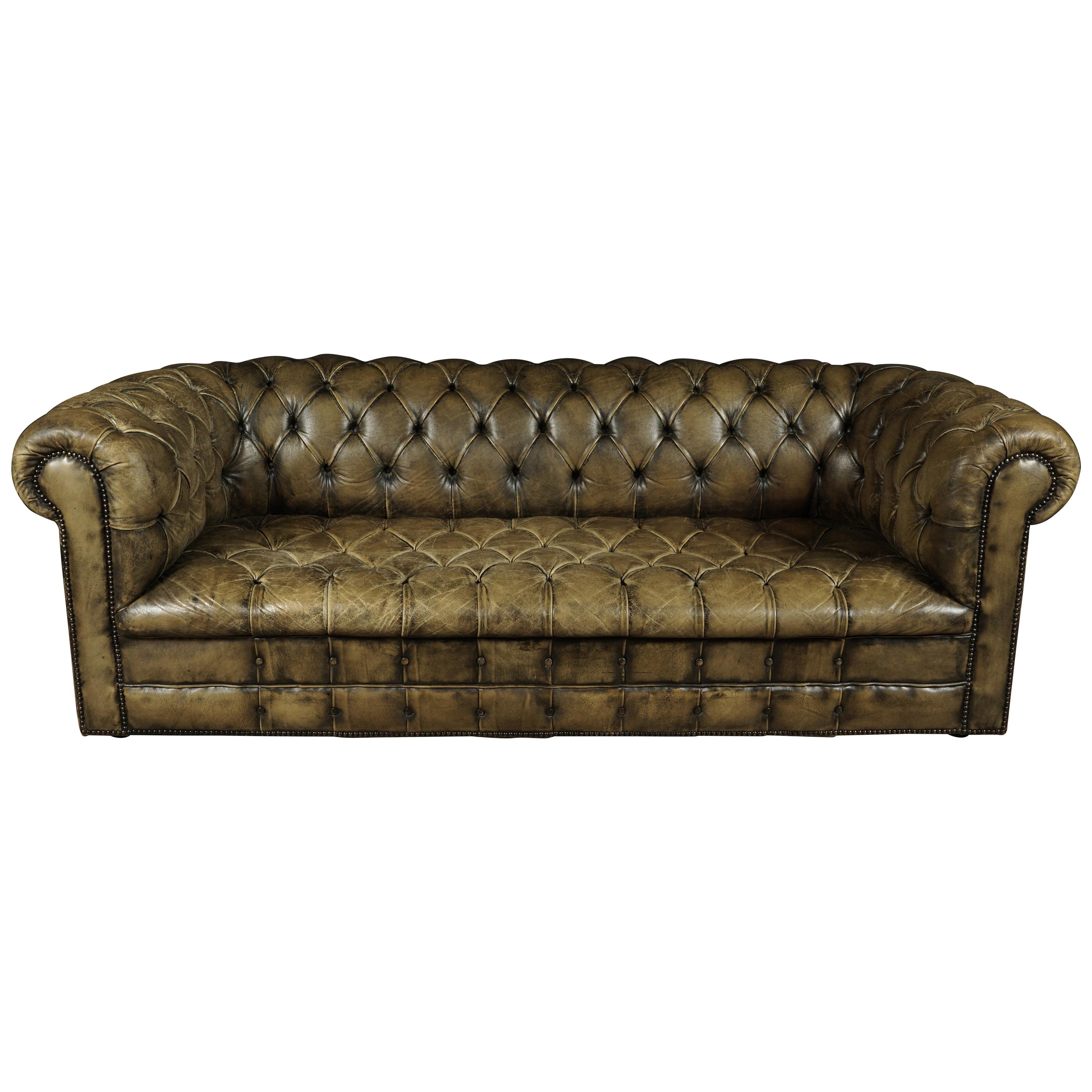 Vintage Chesterfield Sofa from England, circa 1950