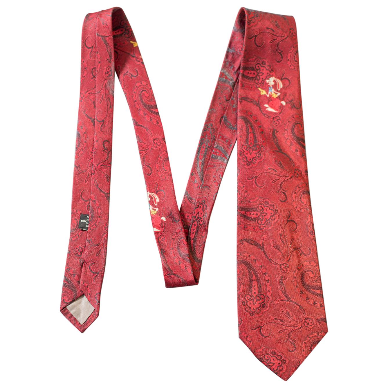 Vintage Chi ha incastrato Roger Rabbit 100% silk tie  For Sale