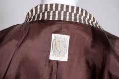 Vintage Chic Striped Blazer Studio Ferre