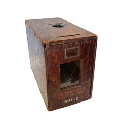 Vintage Chicago Wooden Ballot Box, circa 1920s