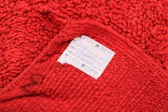 Grande tappeto marocchino annodato a mano in stile minimalista, lana, anni '80