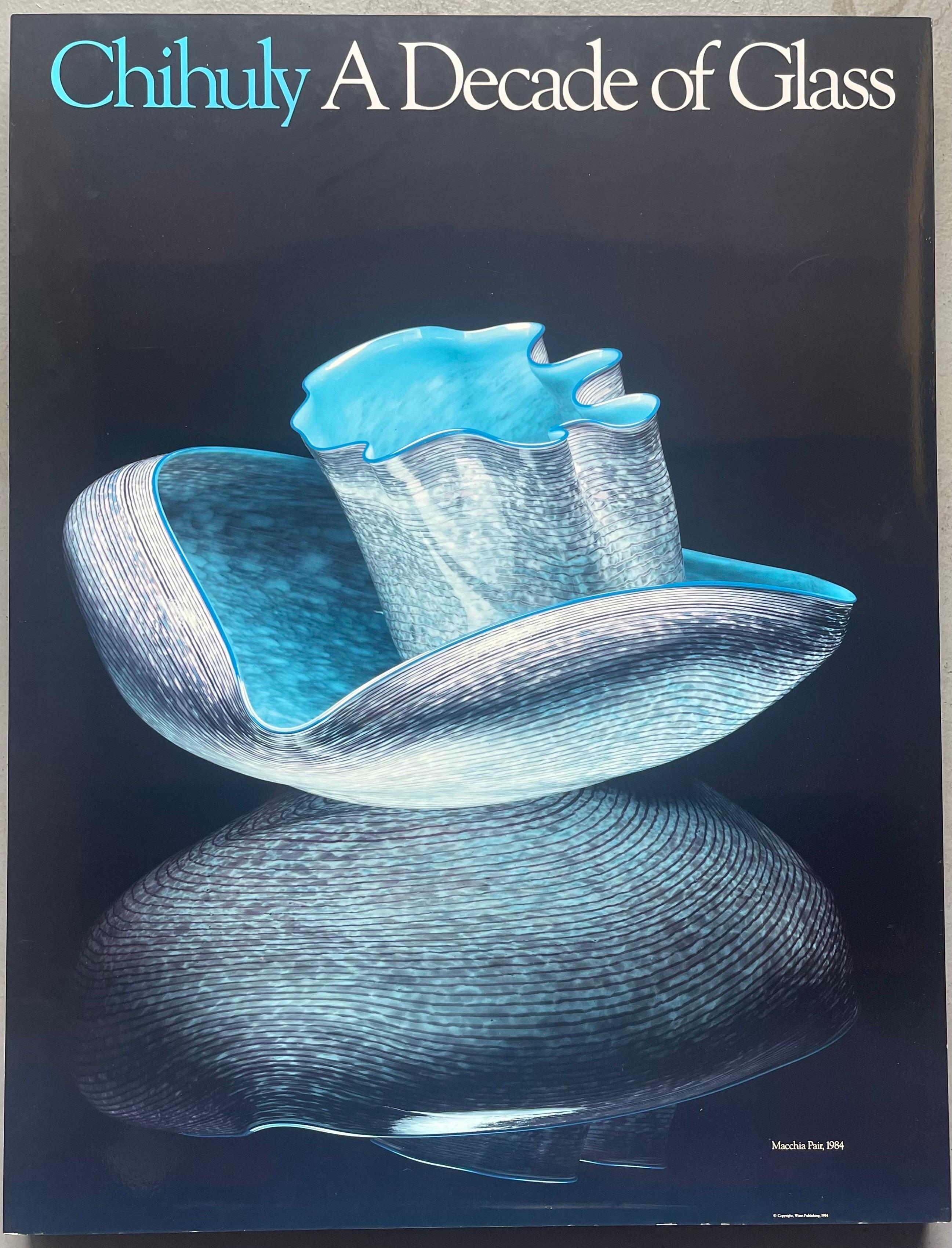 Affiche vintage « Chihuly a Decade of Glass » (Chihuly une décennie de verre) par Dale Chihuly, 1984 en vente 4