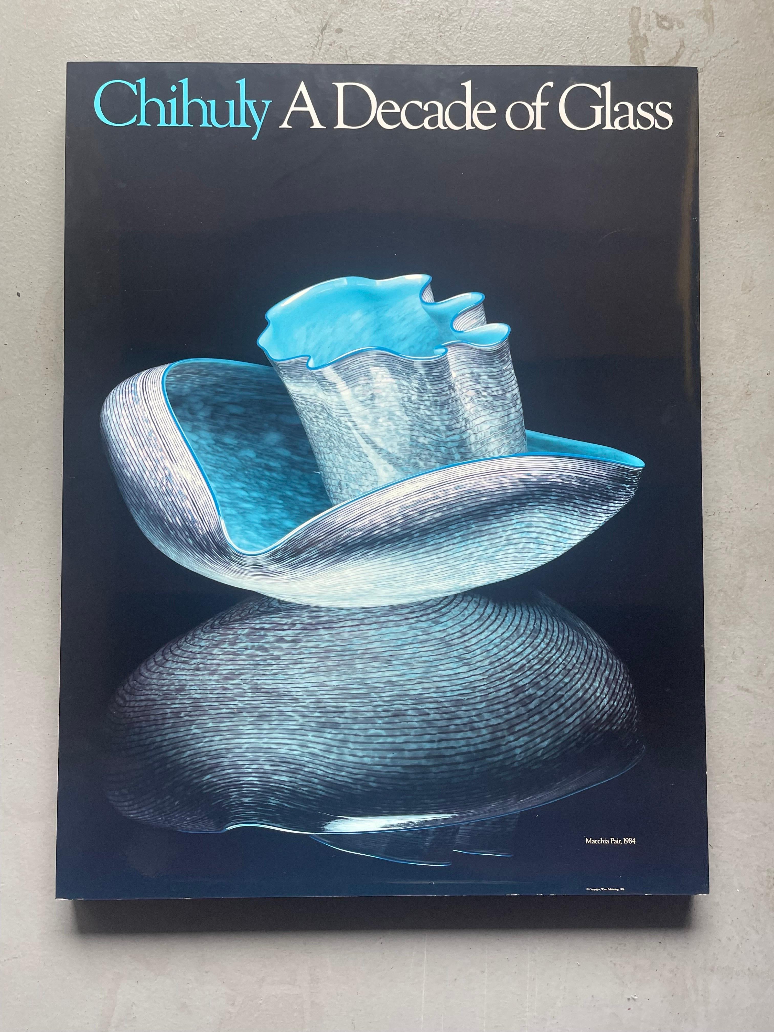 Américain Affiche vintage « Chihuly a Decade of Glass » (Chihuly une décennie de verre) par Dale Chihuly, 1984 en vente