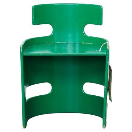 Vintage Child Chair - Green For Sale
