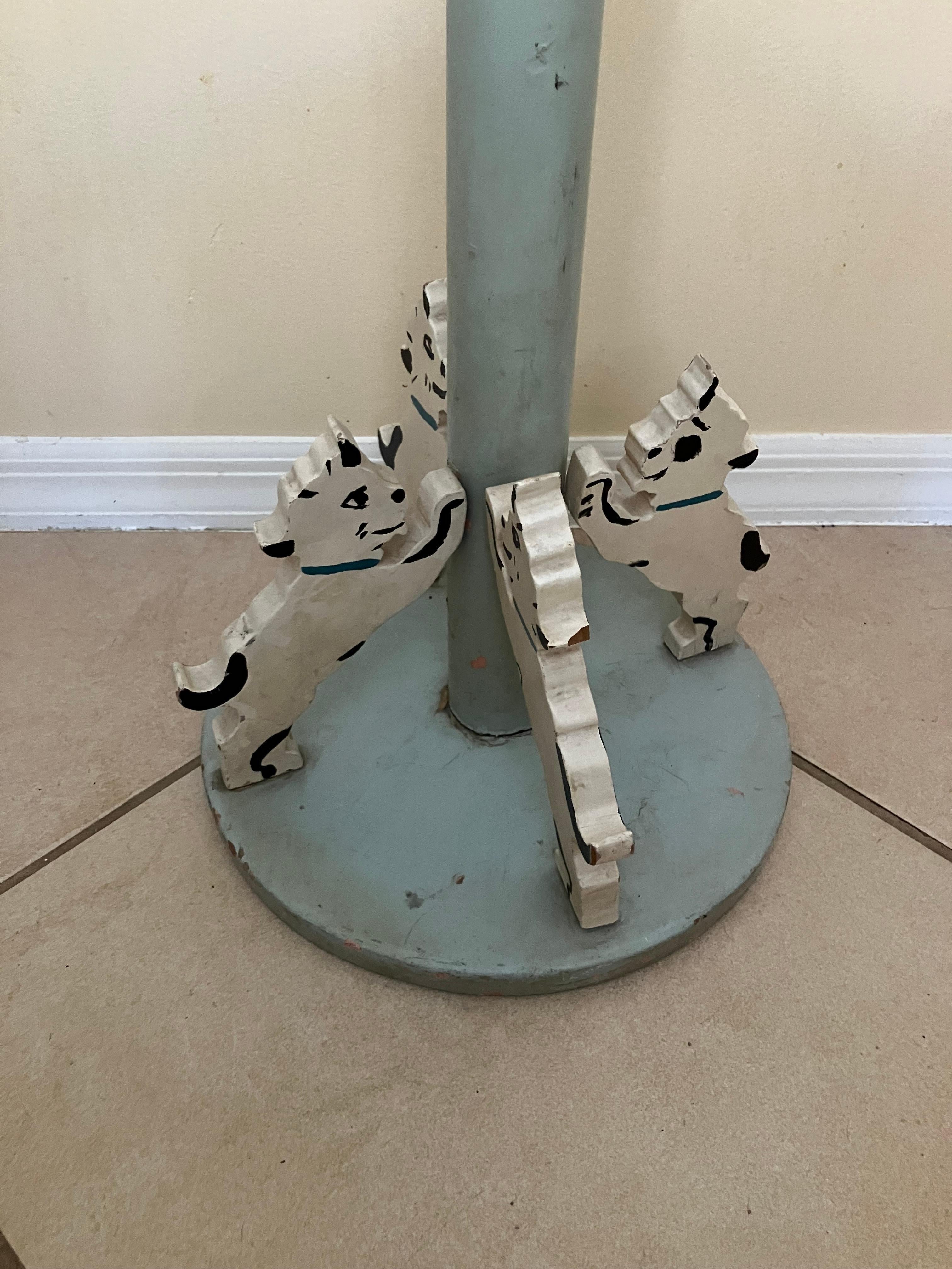 Sculpté Porte-manteau Child Child Vintage en vente