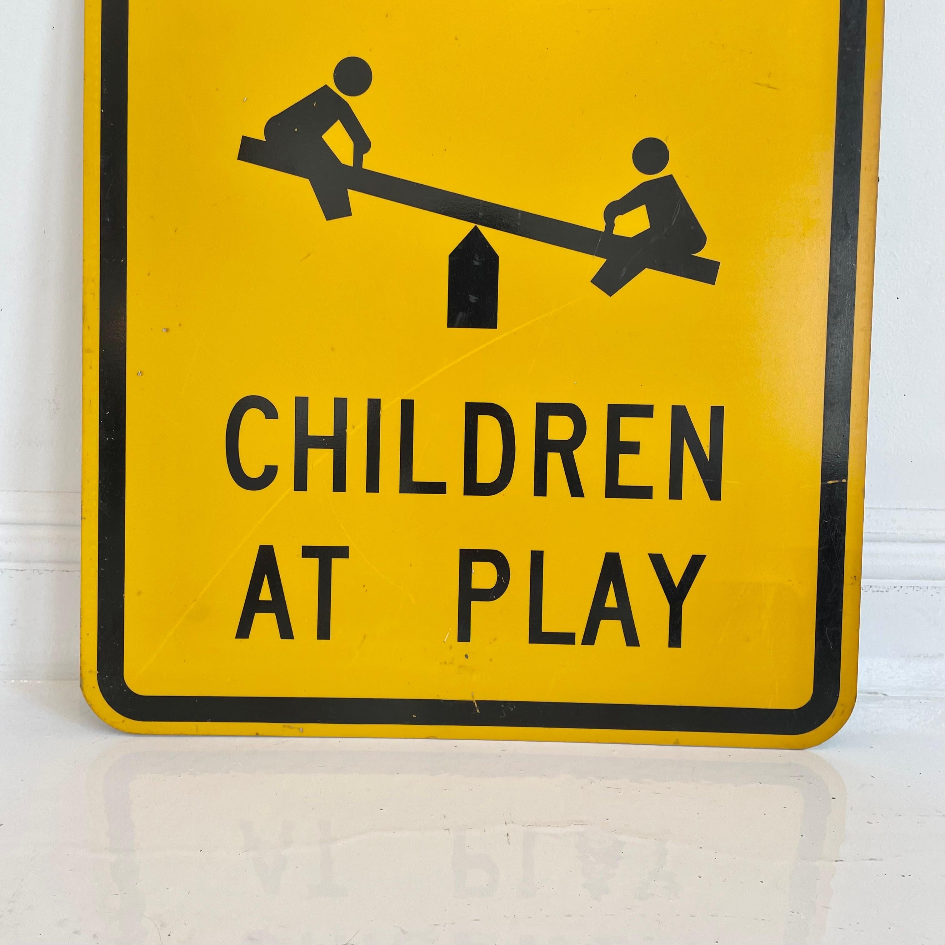 children playing sign