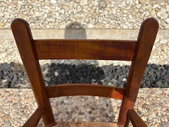 Vintage Children's Chair With Hide Upholstery