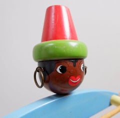 1980s Vintage Children's Valet, Wood, 102cm Tall, Good Condition