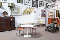 Mesa de comedor infantil vintage Knoll blanca Eero Saarinen MCM Tulip Dining Table