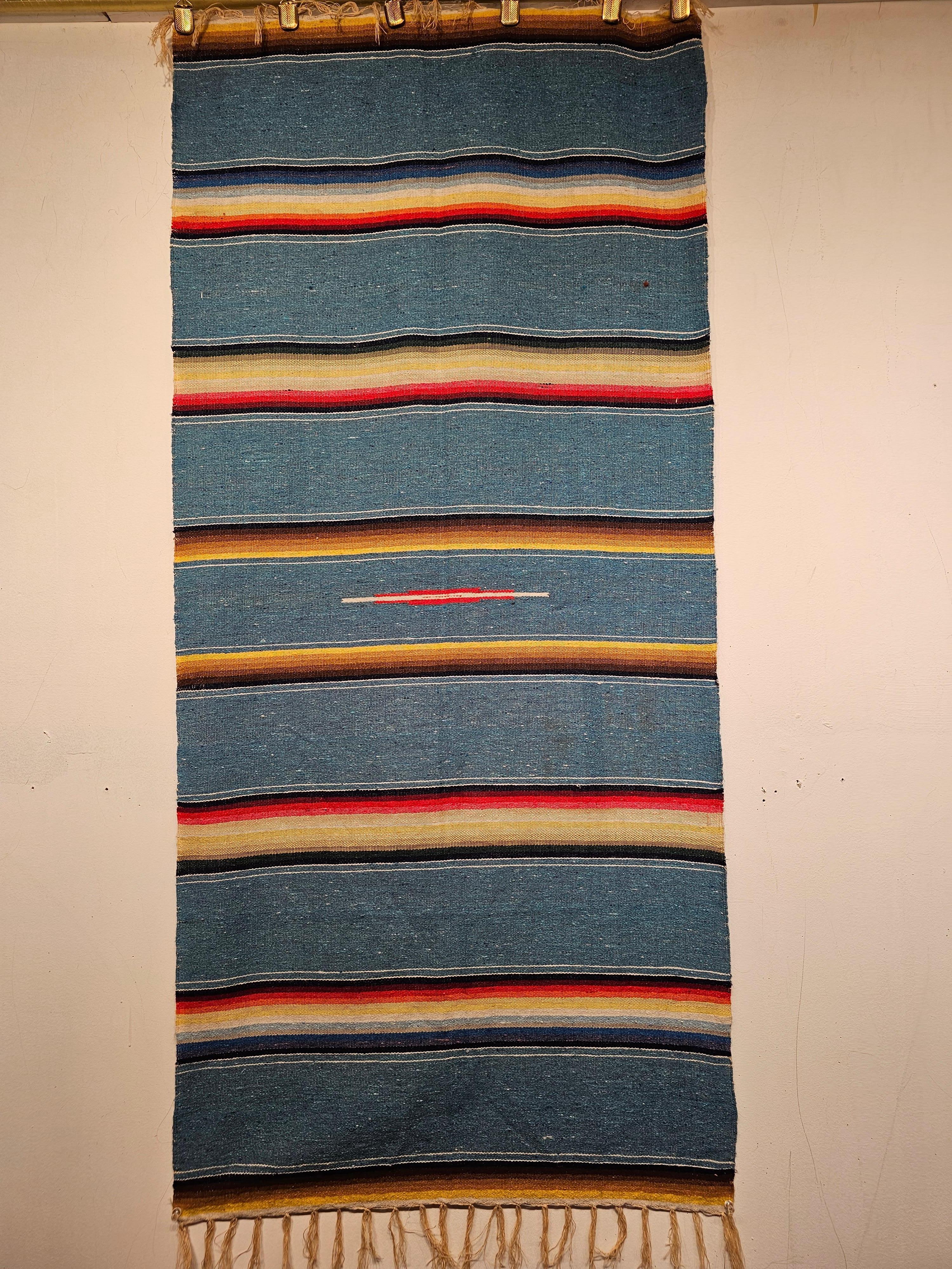 Vintage Chimayo Area Rug, 2’ 2” x 4’ 1” 3