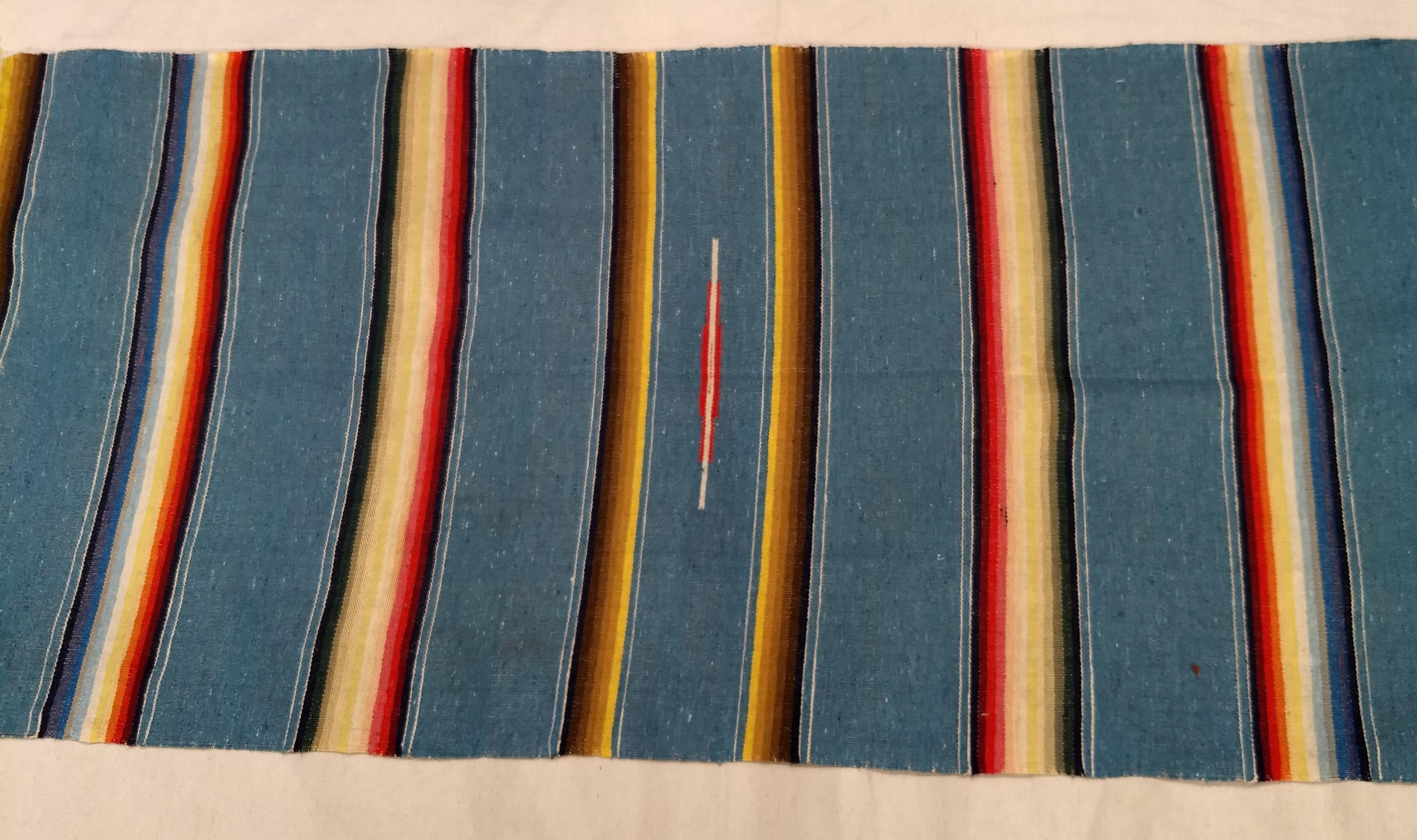 Wool Vintage Chimayo Area Rug, 2’ 2” x 4’ 1”