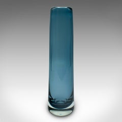 Vintage Chimney Flower Vase, Scandinavian, Art Glass, Decorative, Posy Sleeve