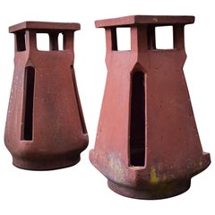 Vieux pots de cheminée