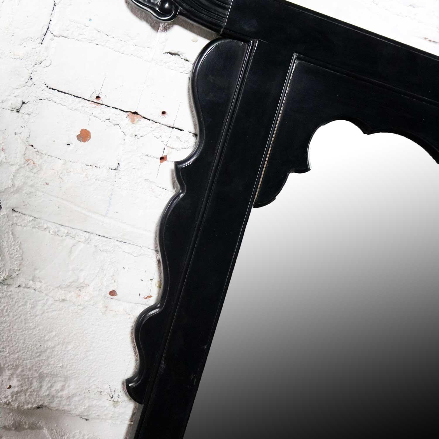 Vintage Chin Hua Ebonized Mirror by Raymond K. Sobota for Century Furniture 3